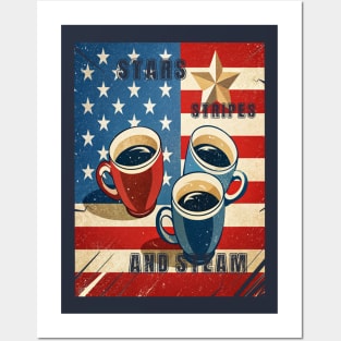 Stars, Stripes and Steam Posters and Art